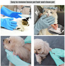 Reusable Silicone Washing Gloves with Built-In Scrubber for Kitchen Bathroom Car and Multipurpose Cleaning (Random Color)