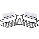 Wall Corner Rack | Multipurpose Kitchen & Bathroom Corner Organizer | Metal Wall Mount Storage Rack