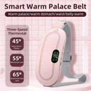 Digital Period Heating Pad & Vibrating Belt | 3 Heat Levels, 4 Massage Modes | Fast Relief for Menstrual Cramps