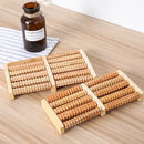 Wooden Foot Roller Massager | Manual Reflexology Therapy Tool for Pain Relief, Stress Relaxation & Foot Care