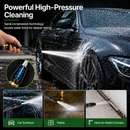 Metal High-Pressure Adjustable Nozzle Water Spray Gun | Heavy-Duty Brass Hose Sprayer for Cleaning & Watering
