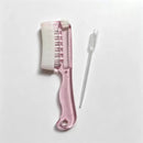 Transparent Hair Oil Applicator Comb | Refillable Scalp Massage Comb with Built-In Oil Reservoir | Leakproof Hair Serum Distribution Brush | Unisex