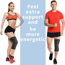Adjustable Open Patella Knee Support Brace | Compression Knee Wrap with 3 Velcro Straps | Joint & Patella Support for Gym, Running & Sports | Black