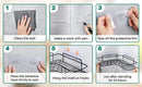 Wall Corner Rack | Multipurpose Kitchen & Bathroom Corner Organizer | Metal Wall Mount Storage Rack