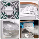 10-Inch Large Portable Air Conditioner Fan | USB Electric Fan with LED Night Light, Mist & Humidifier Function | Random Color