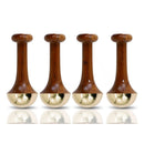 Kansa Wand Face & Foot Massager | Ayurvedic Bronze Massage Tool with Wooden Handle | For Face, Neck, Head & Body