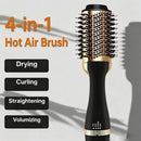 One Step Hot Air Brush | 3-in-1 Dryer, Straightener & Volumizer for Effortless Styling