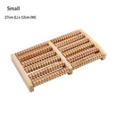 Wooden Foot Roller Massager | Manual Reflexology Therapy Tool for Pain Relief, Stress Relaxation & Foot Care