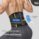 Waist Trimmer Belt for Men & Women | Adjustable Sweat Belt for Workout & Gym | Tummy Support & Body Shaper | Free Size | Pack of 1